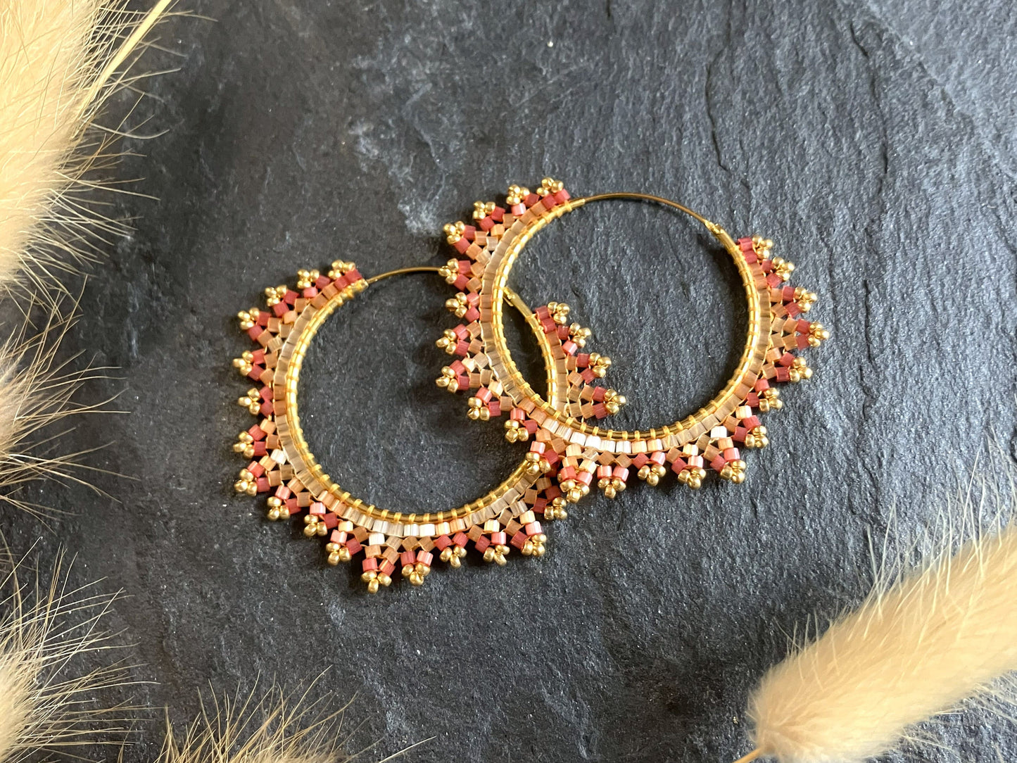 "Estelle" bead kit - strawflower