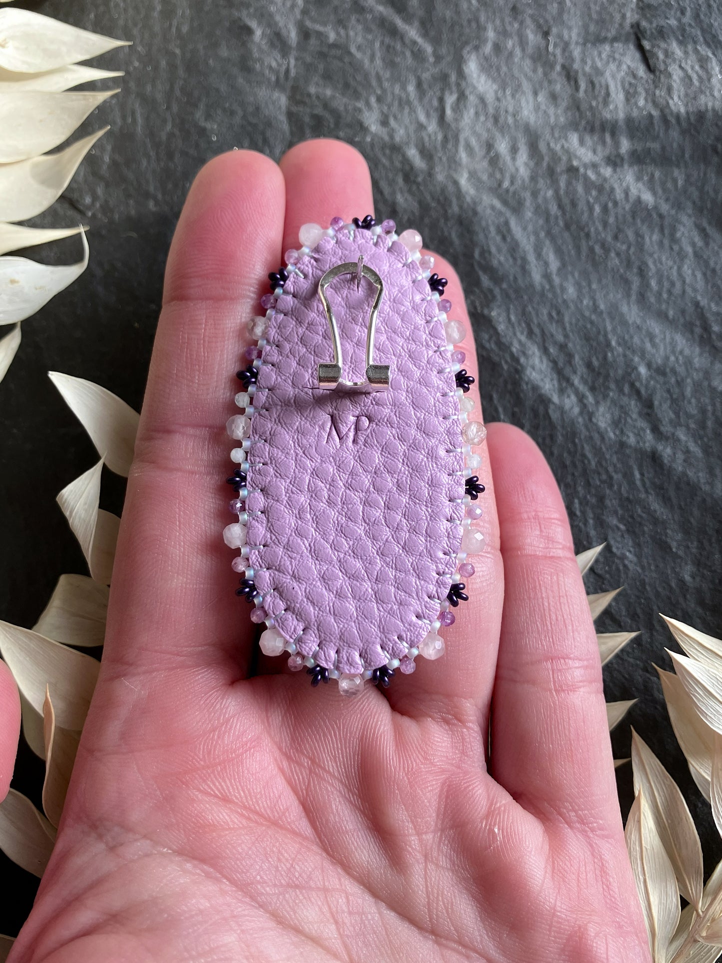 Morado-Opal Ohrringe "Liam" - schillerndes Rosa