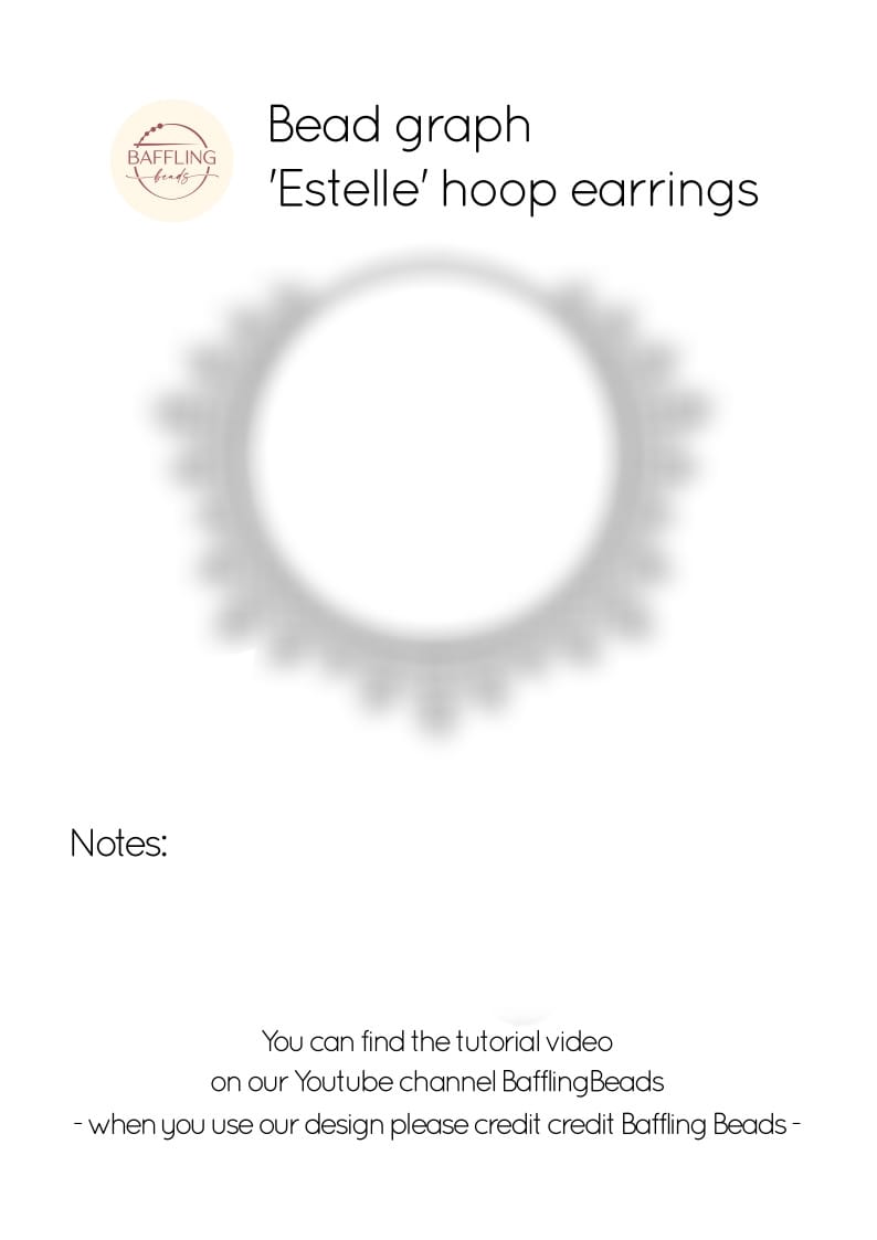 Estelle - bead graph & color codes