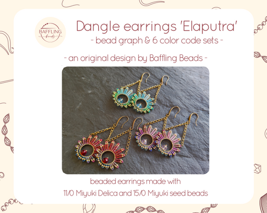 Elaputra - bead graph & color codes