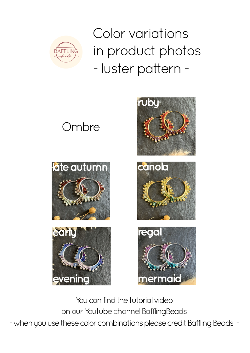 Estelle - bead graph & color codes