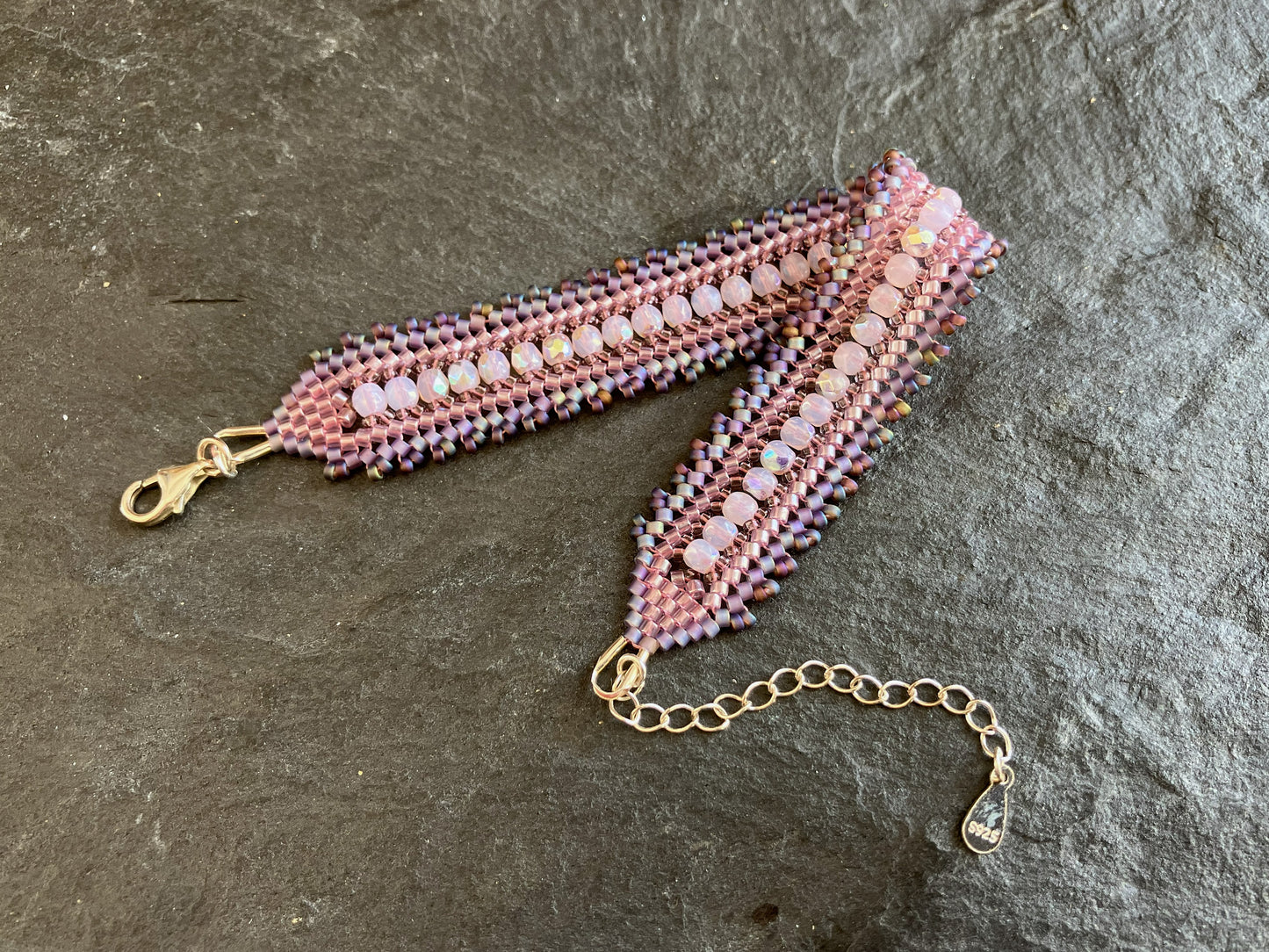 Personalisiertes "Coburn" Armband - Fliederblüte