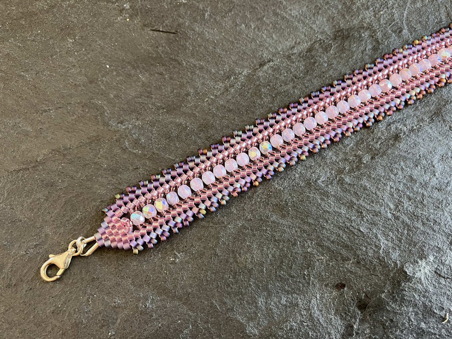 Personalisiertes "Coburn" Armband - Fliederblüte