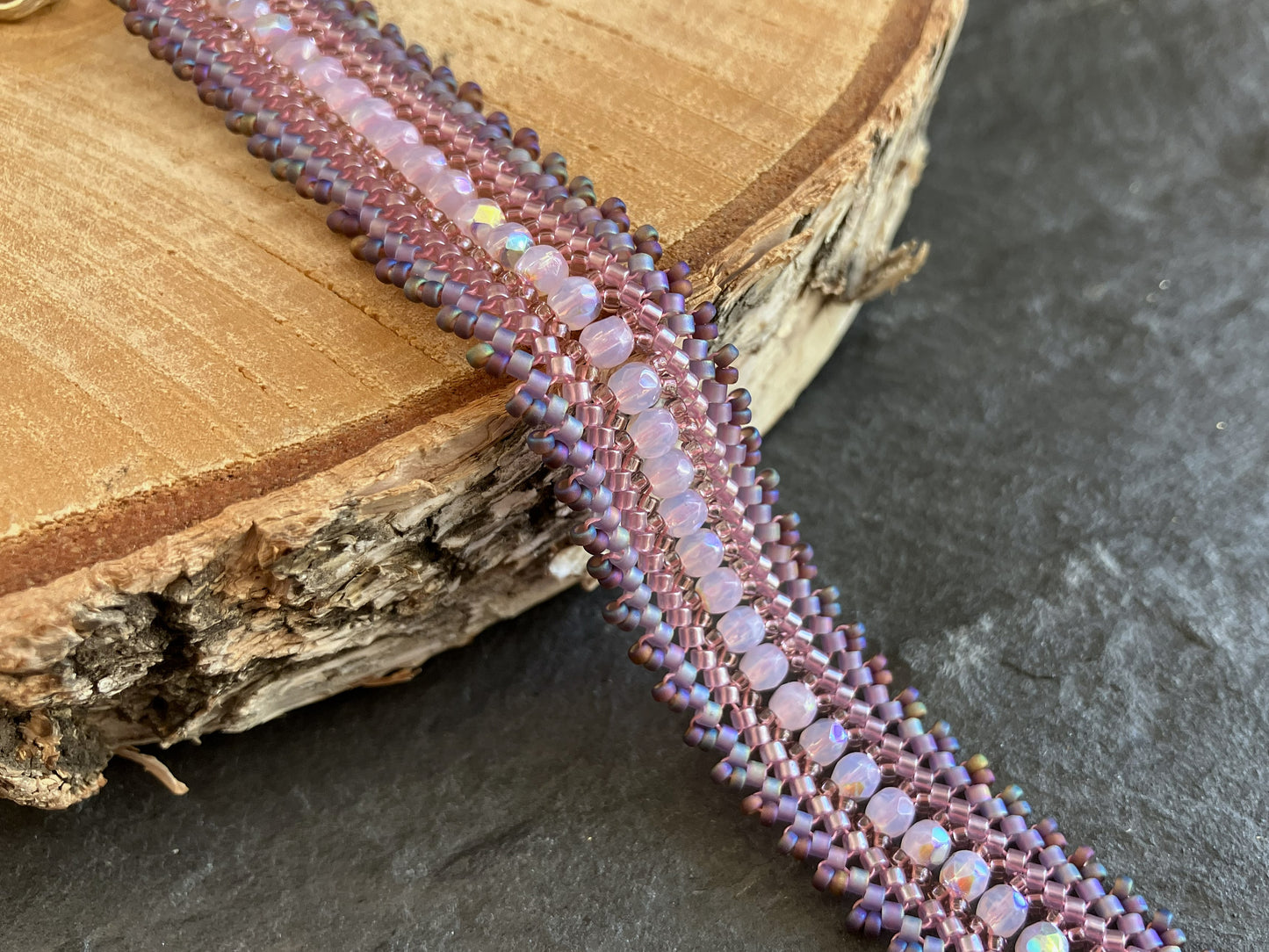 Personalisiertes "Coburn" Armband - Fliederblüte