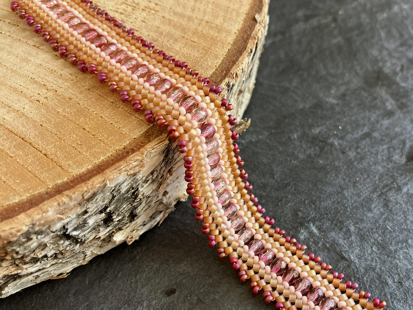 Personalisiertes "Coburn" Armband - Sommerrose