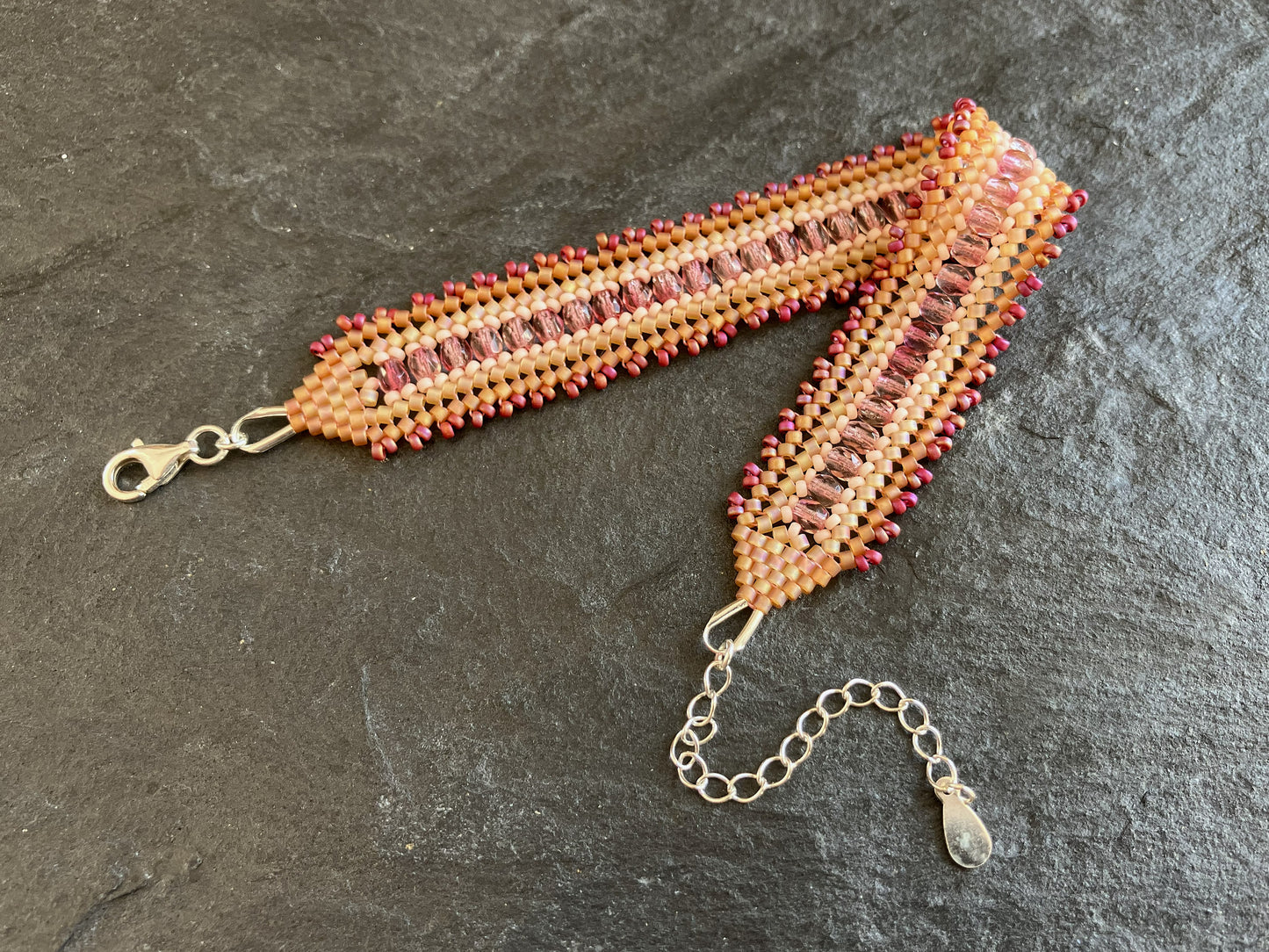 Personalisiertes "Coburn" Armband - Sommerrose