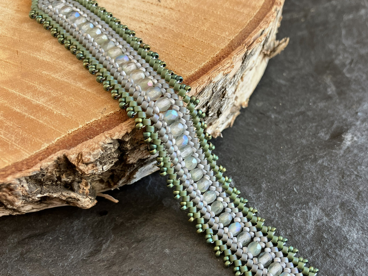 Personalisiertes "Coburn" Armband - Frischer Salbei