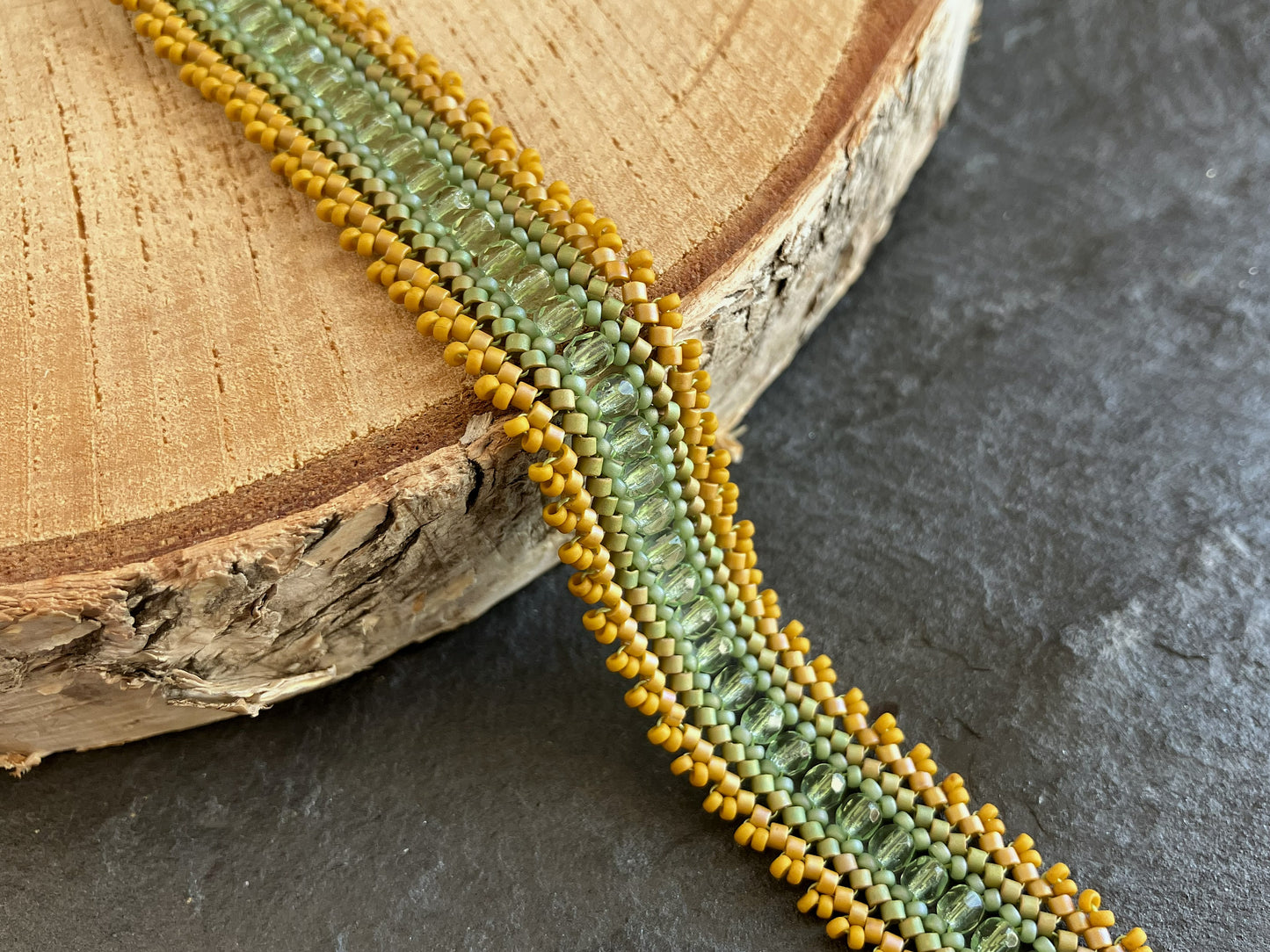 Personalized "Coburn" bracelet - dandelion