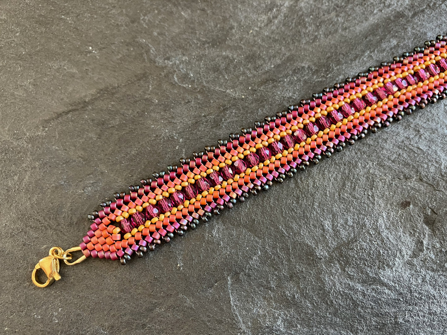 Personalisiertes "Coburn" Armband - Später Sonnenuntergang