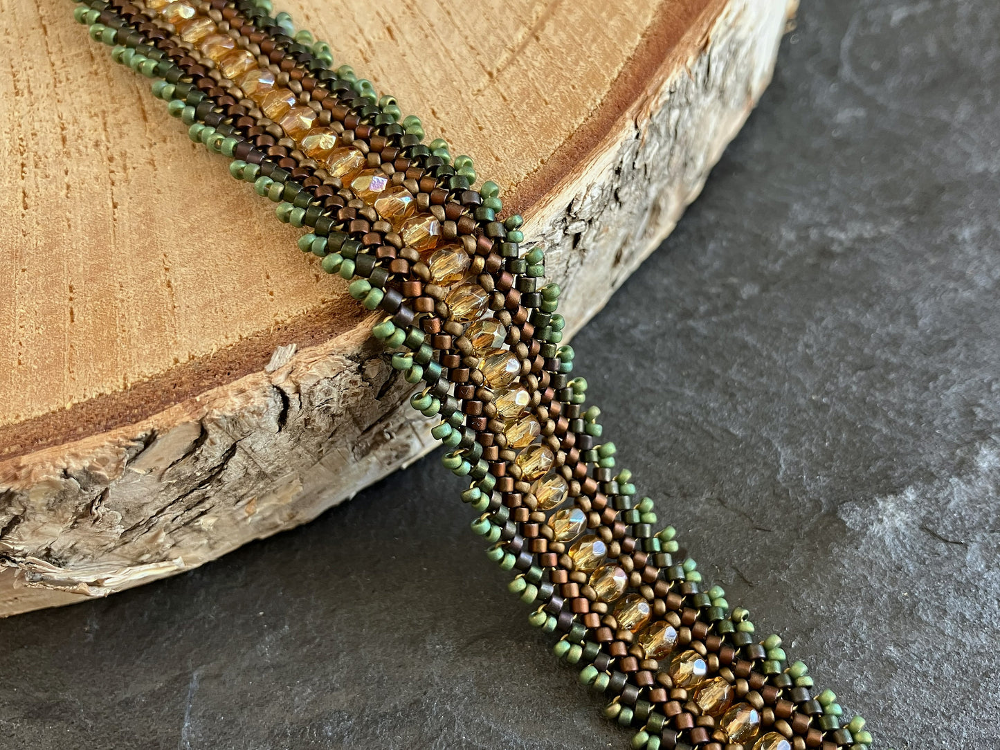 Personalisiertes "Coburn" Armband - Eiche