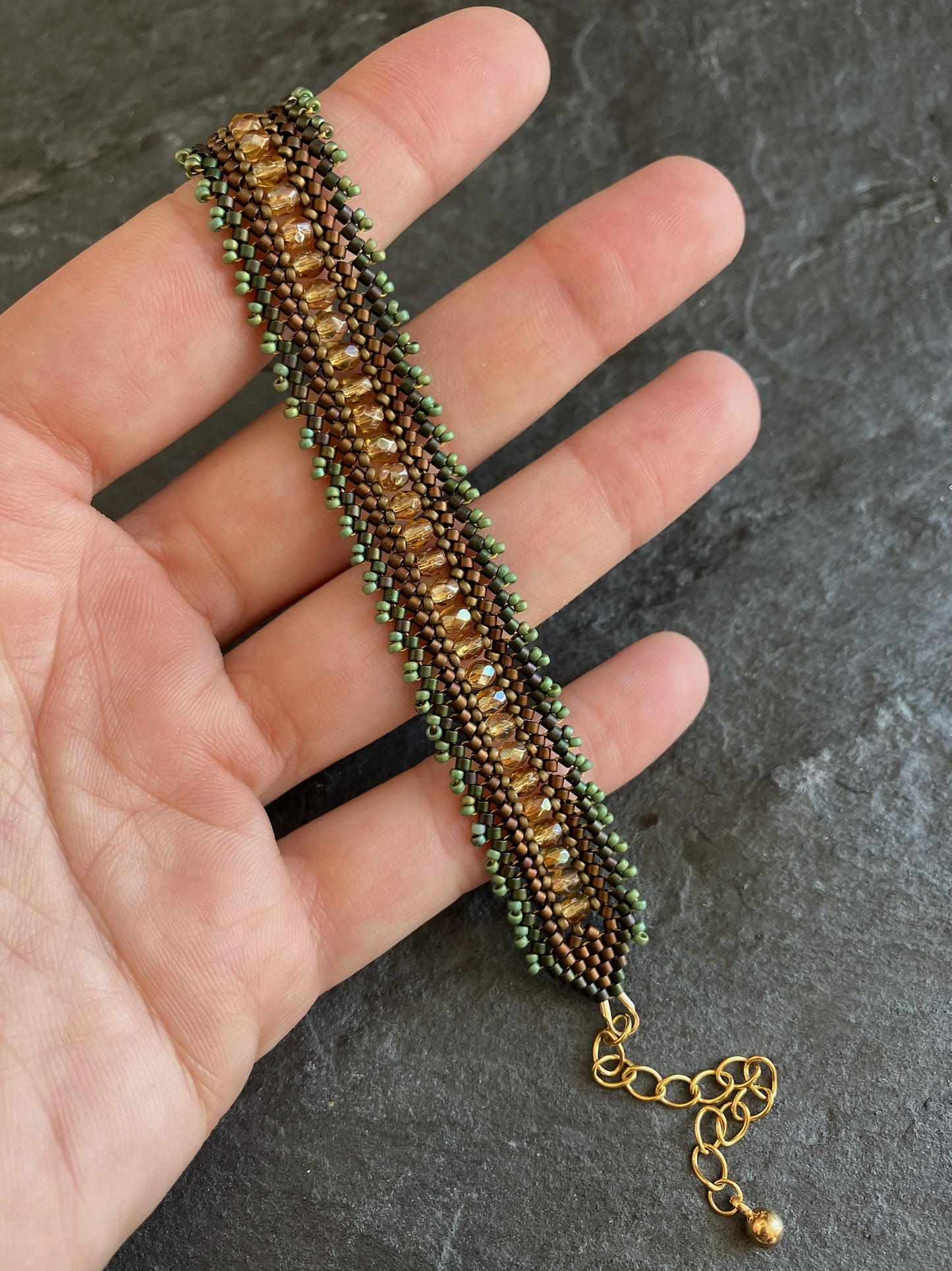 Personalisiertes "Coburn" Armband - Eiche