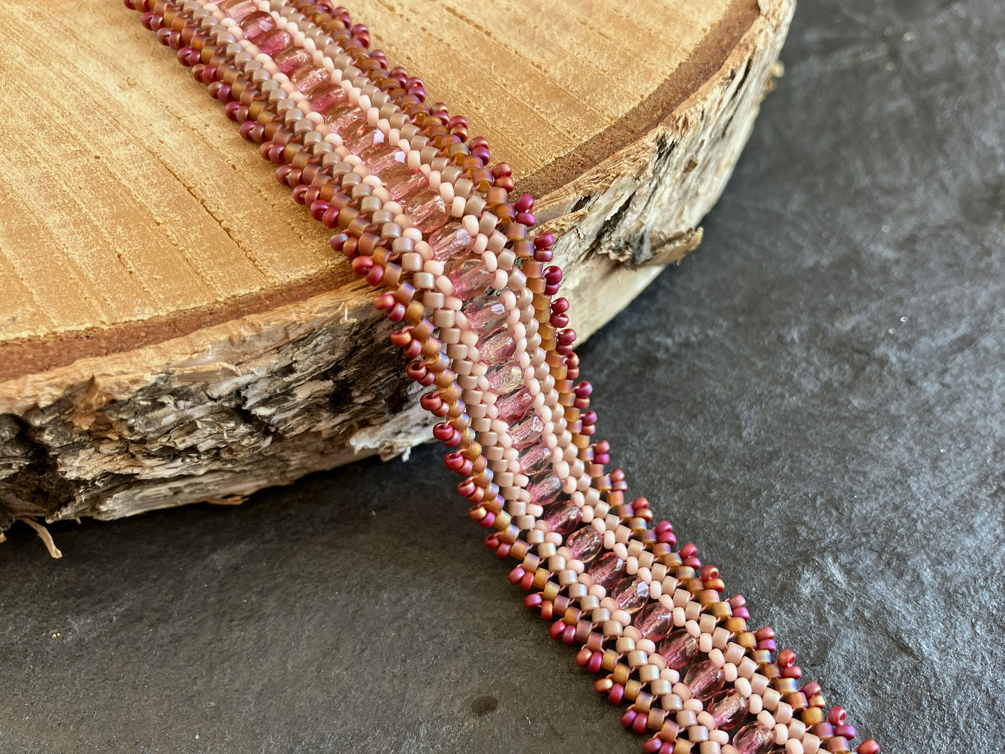 "Coburn" bracelet 16.0 cm - muted rose