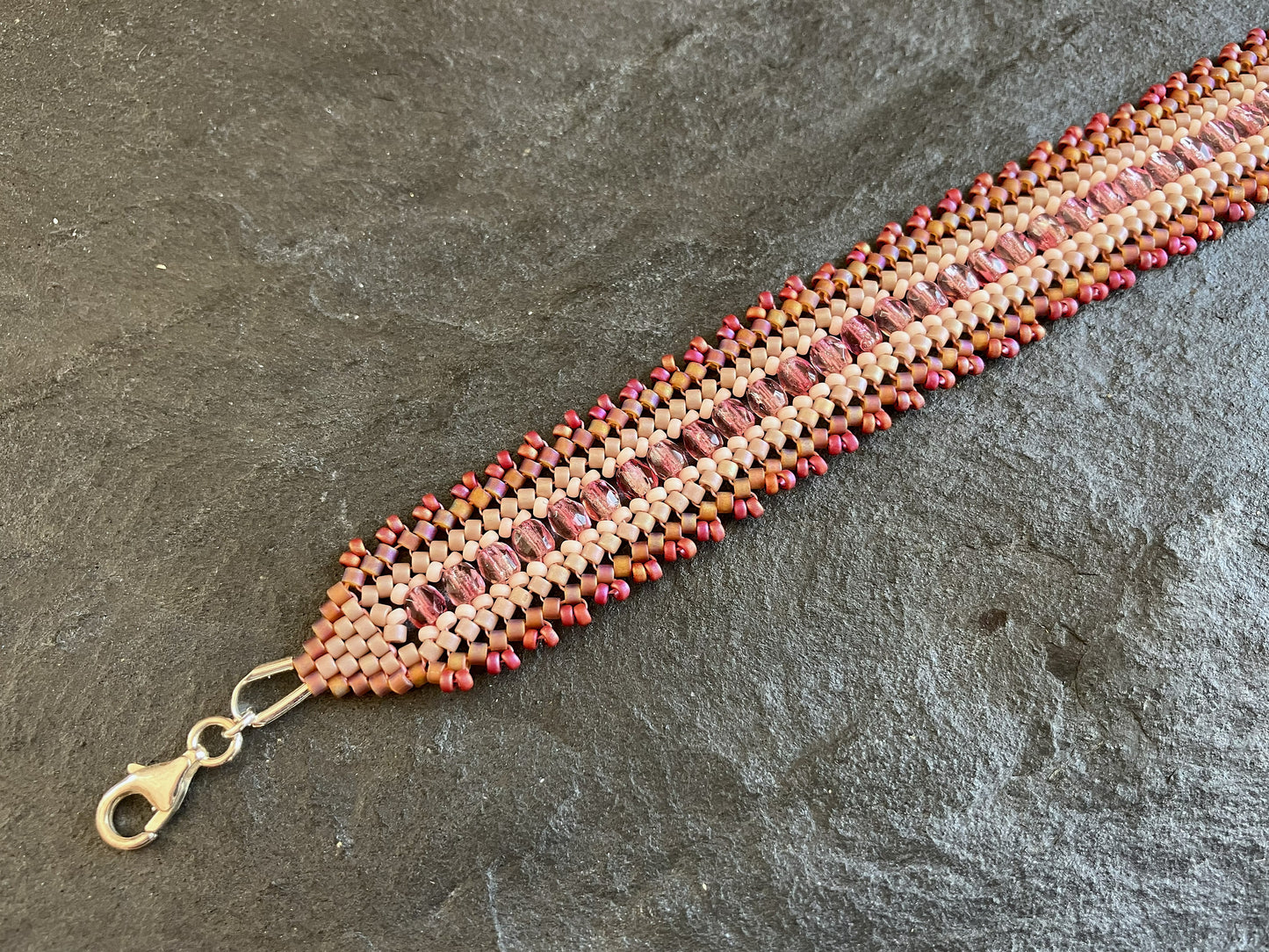 "Coburn" bracelet 16.0 cm - muted rose
