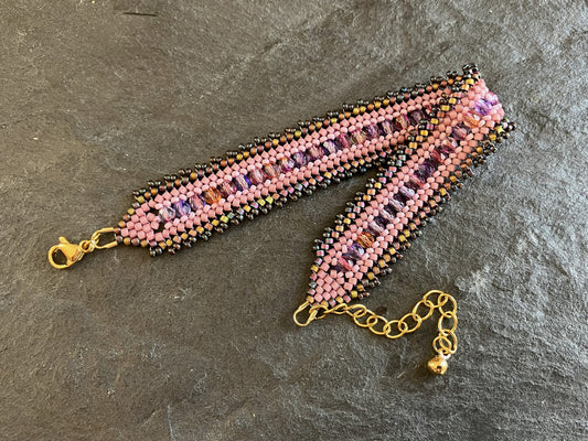 "Coburn" Armband 16cm - Aster