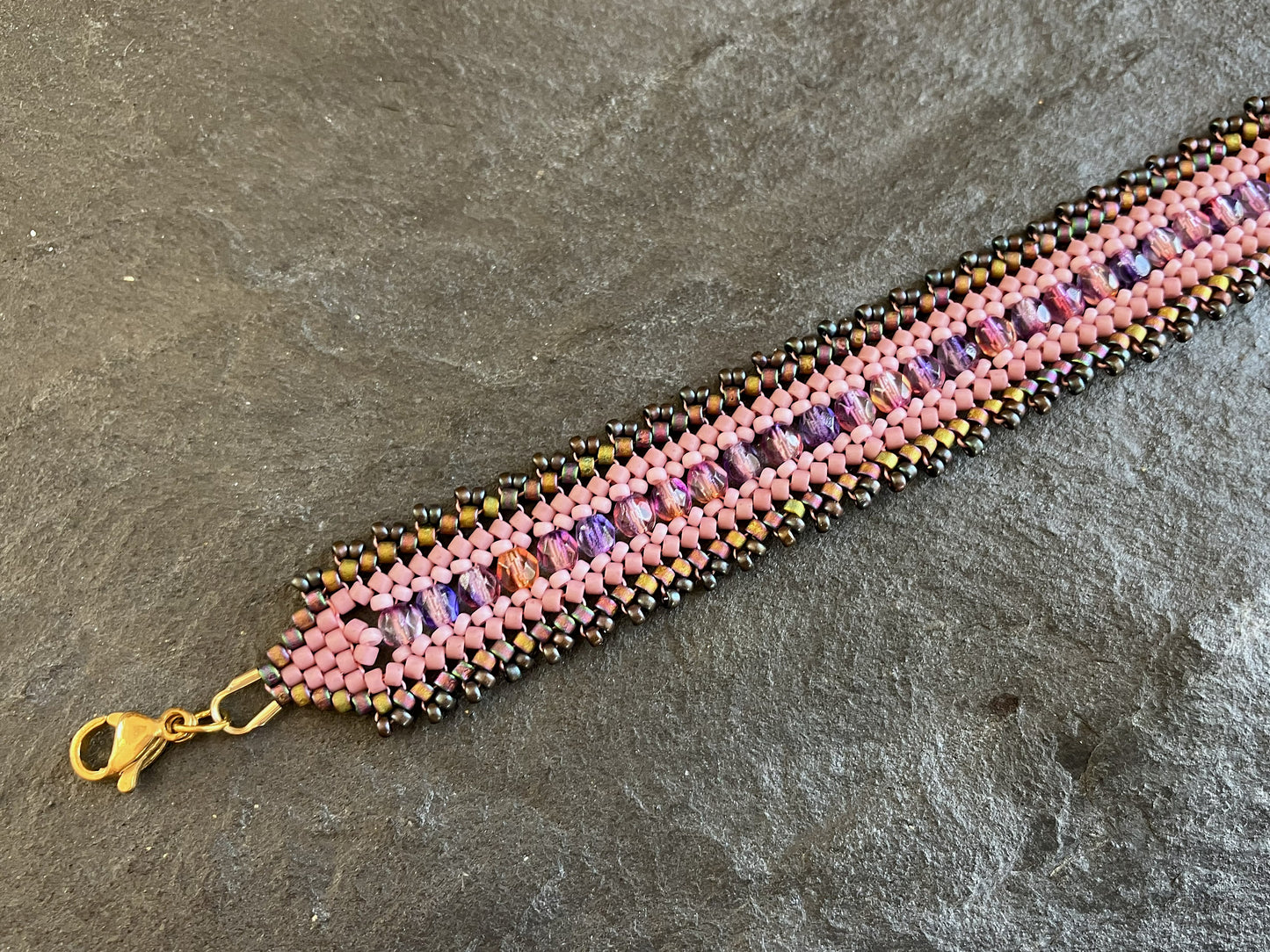 "Coburn" Armband 16cm - Aster