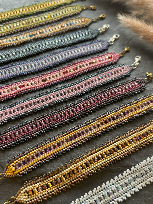 Personalized "Coburn" bracelet - elegant & colorful