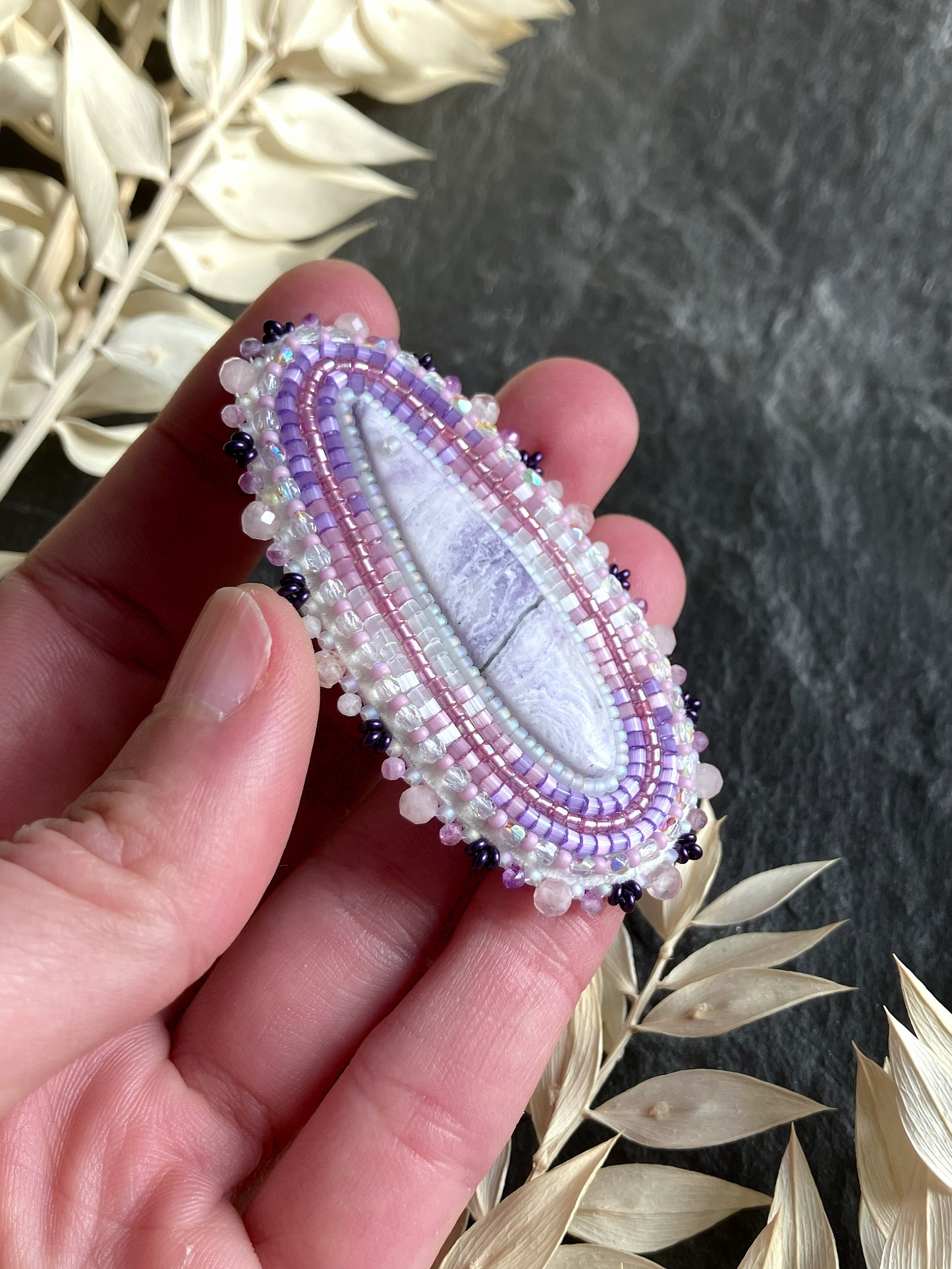 Morado-Opal Ohrringe "Liam" - schillerndes Rosa