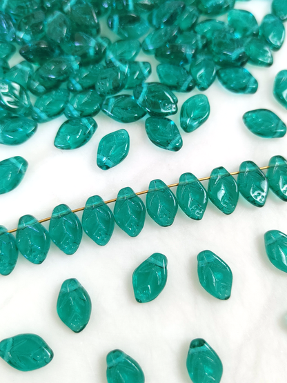 Kirschblätter 12mm - Fichtengrün