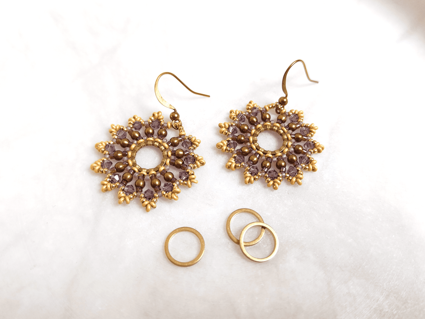 Circle brass findings 10mm