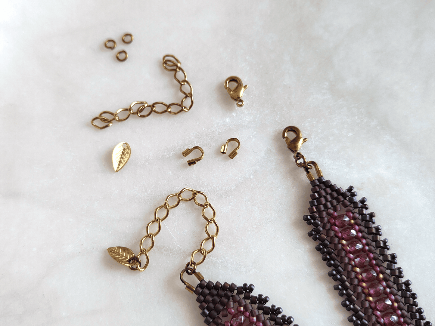 Messing Zubehör-Kit für "Coburn" Armband