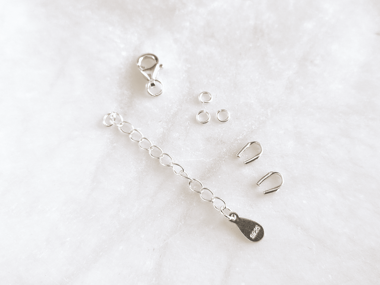 Silver supply kit for "Coburn" bracelets