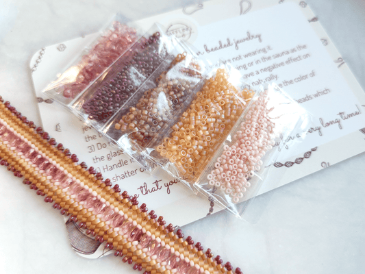 "Coburn" Perlen-Kit - Sommerrose