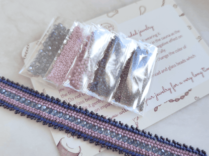 "Coburn" bead kit - cornflower