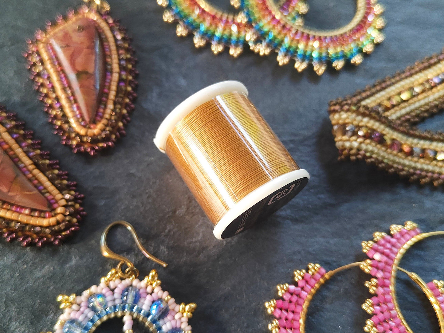 Miyuki Nylon-Faden 0,3mm - Gold