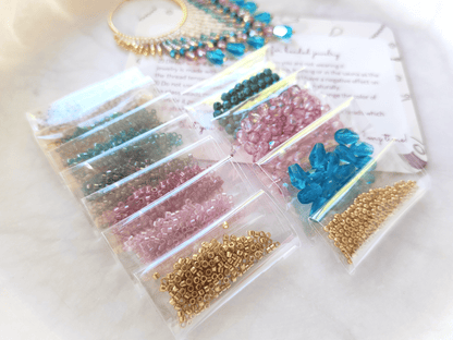 "Lillian" bead kit - seashell