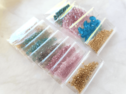 "Lillian" bead kit - seashell