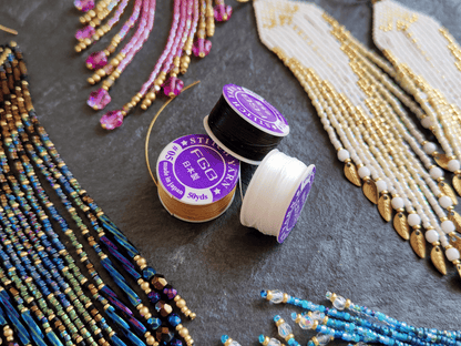 Nylon thread 0.1mm - gold