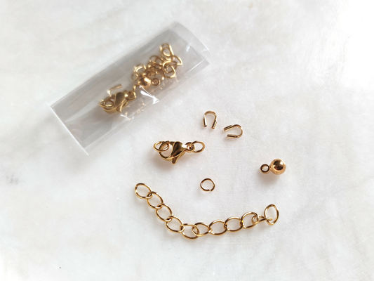 Gold Zubehör-Kit für "Coburn" Armband