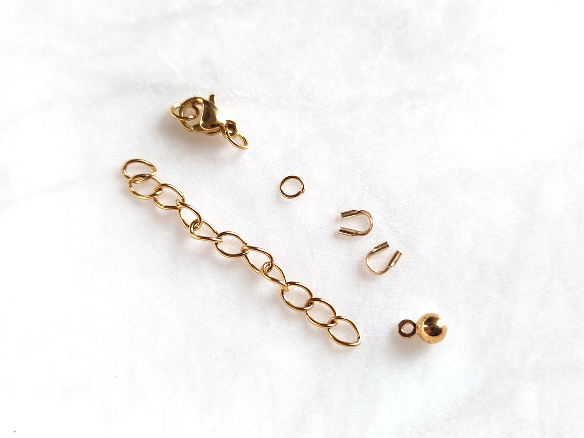 Gold Zubehör-Kit für "Coburn" Armband