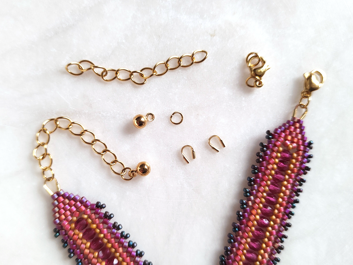 Gold Zubehör-Kit für "Coburn" Armband