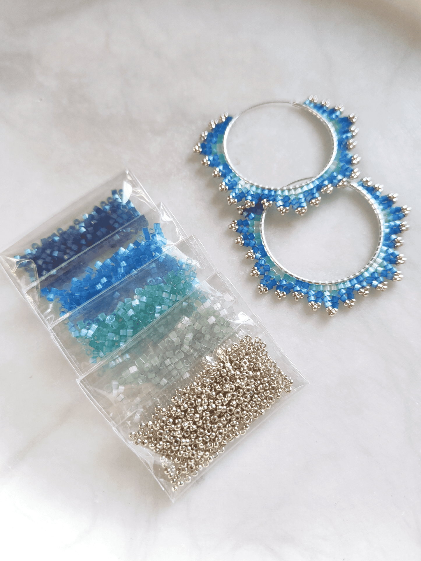 "Estelle" bead kit - ocean wave