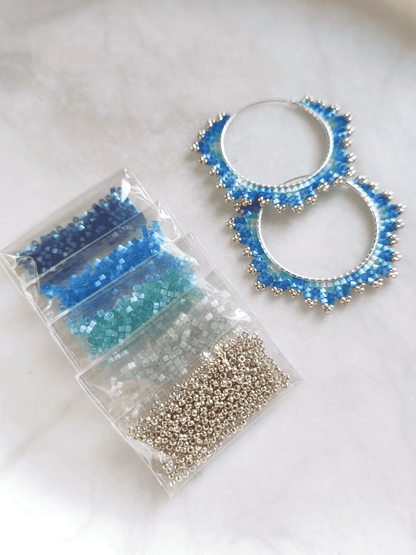 "Estelle" bead kit - ocean wave