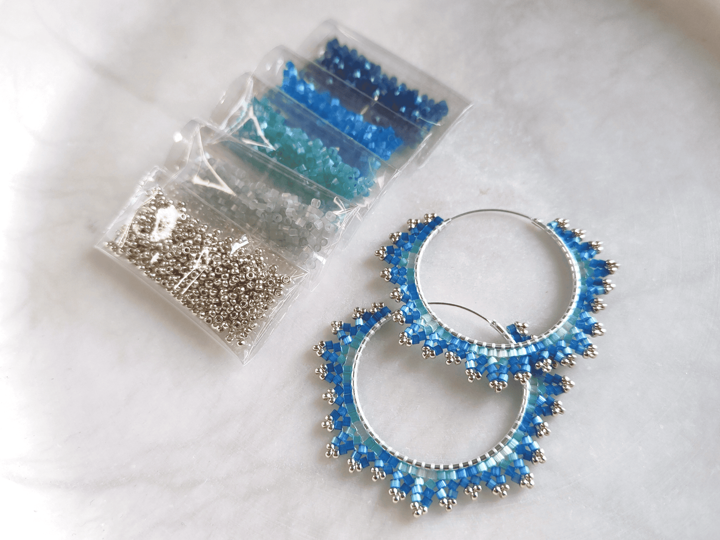 "Estelle" bead kit - ocean wave