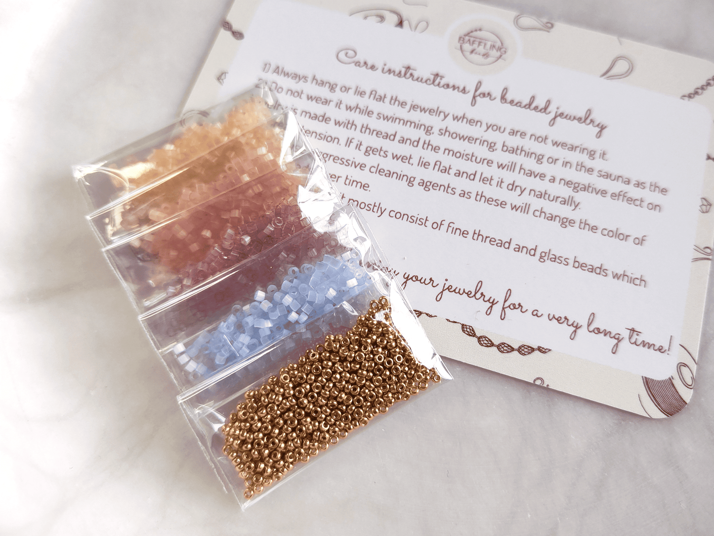 "Estelle" bead kit - pastel spring