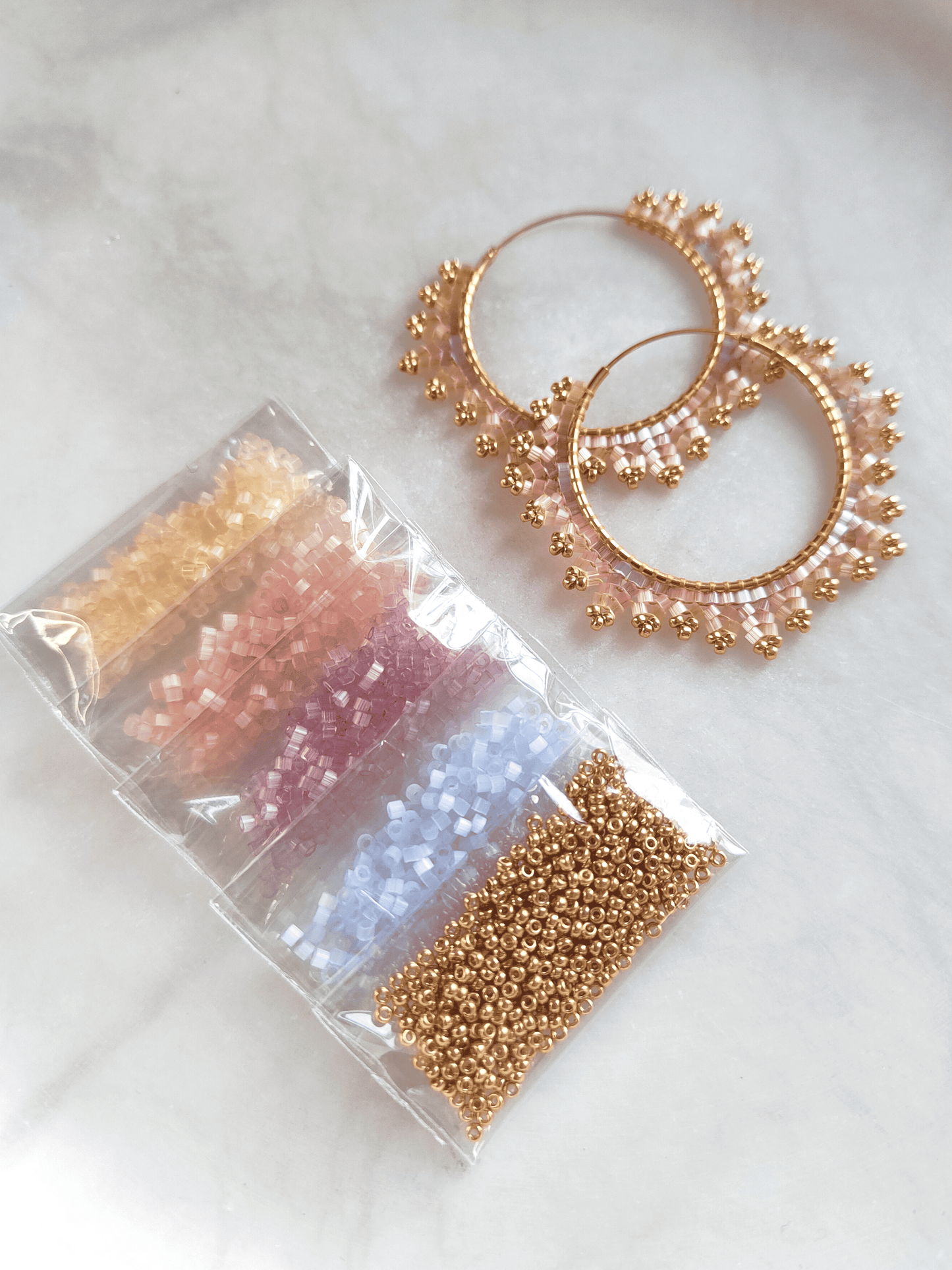 "Estelle" bead kit - pastel spring