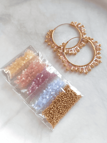 "Estelle" bead kit - pastel spring