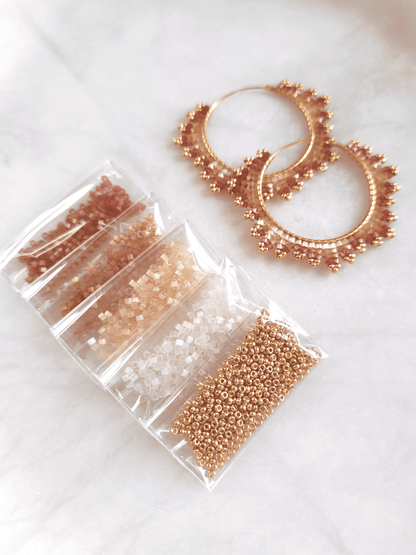 "Estelle" bead kit - strawflower
