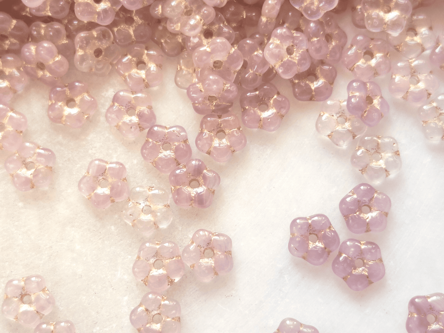 Vergiss-mein-nicht Blüten 5mm - gedecktes Pastell Lila