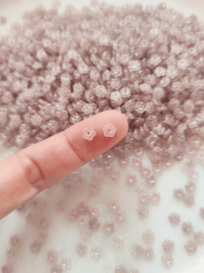 Vergiss-mein-nicht Blüten 5mm - gedecktes Pastell Lila