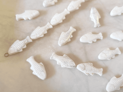 Forellen 24x10mm - Weiß Iris