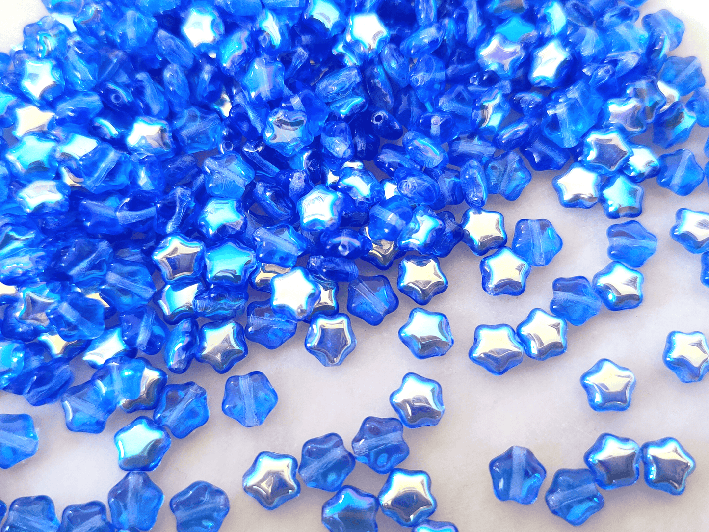 Sterne 6mm - Marineblau AB