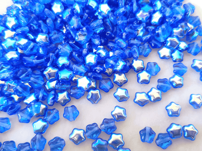 Sterne 6mm - Marineblau AB