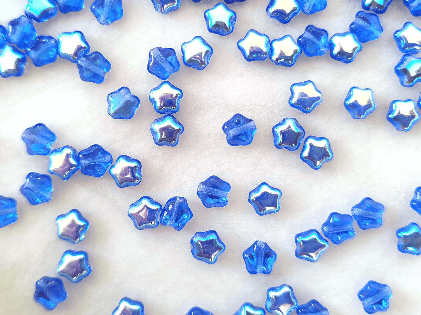 Sterne 6mm - Marineblau AB