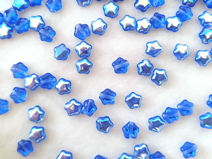 Sterne 6mm - Marineblau AB