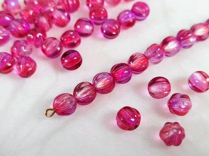 Melonen 8mm - ombre Rot & Pink