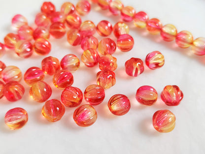 Melonen 8mm - ombre Orange & Rot